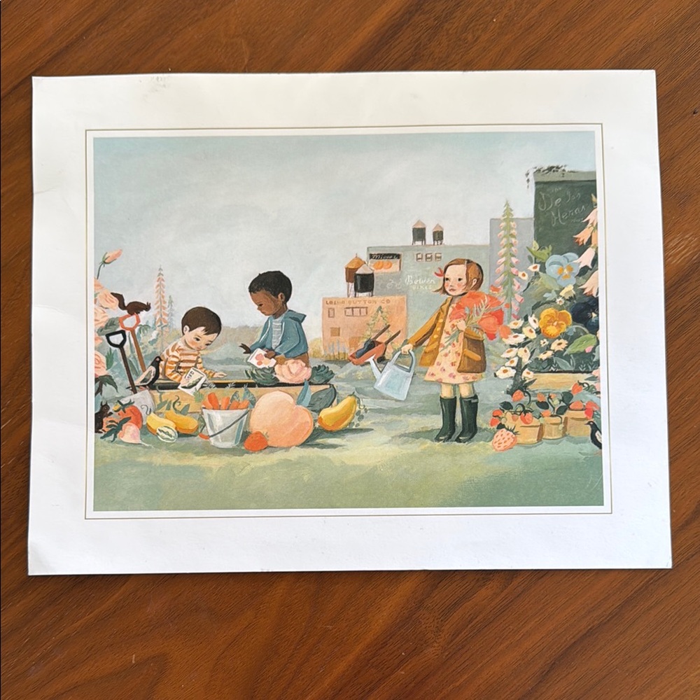 Emily Winfield Martin Children's Garden Illustration Print